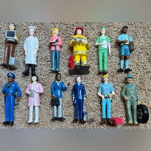 Colorful Career Action Figures Set